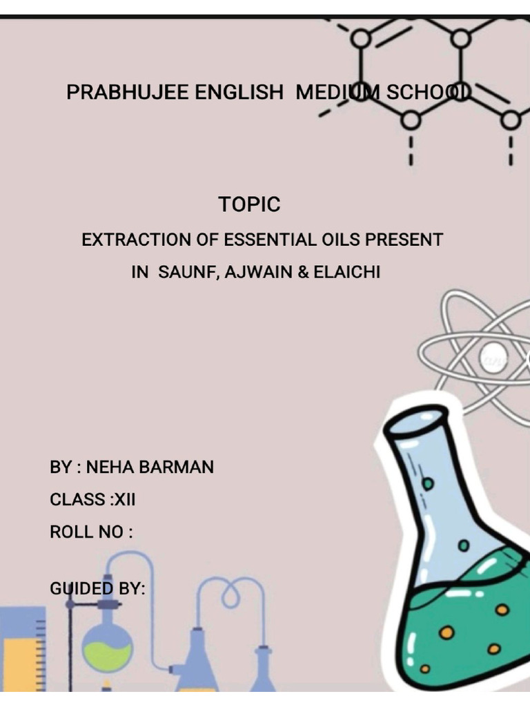 Chemistry Project Synopsis 27 11 2025 | PDF