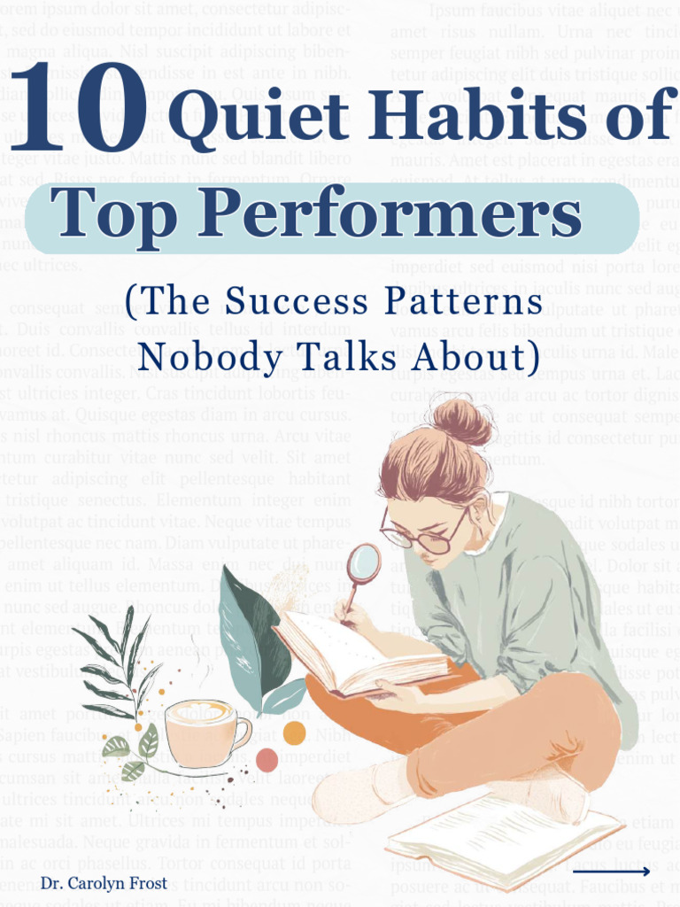 Quiet Success Habits of Top Performers | PDF | Cognition