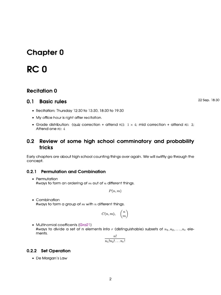 RC Note 0to9 | PDF