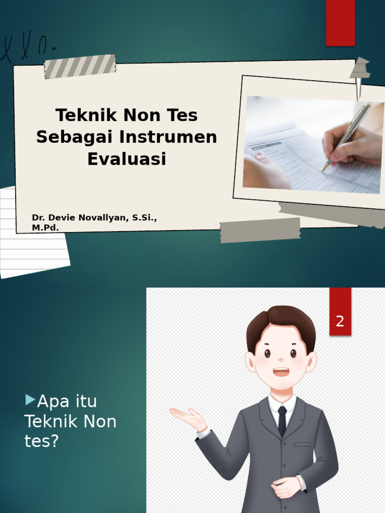 Teknik Non Tes Sebagai Instrumen Evaluas | PDF