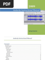 Download Audacity Instructional Manual by Michael Sturgeon PhD SN9574334 doc pdf