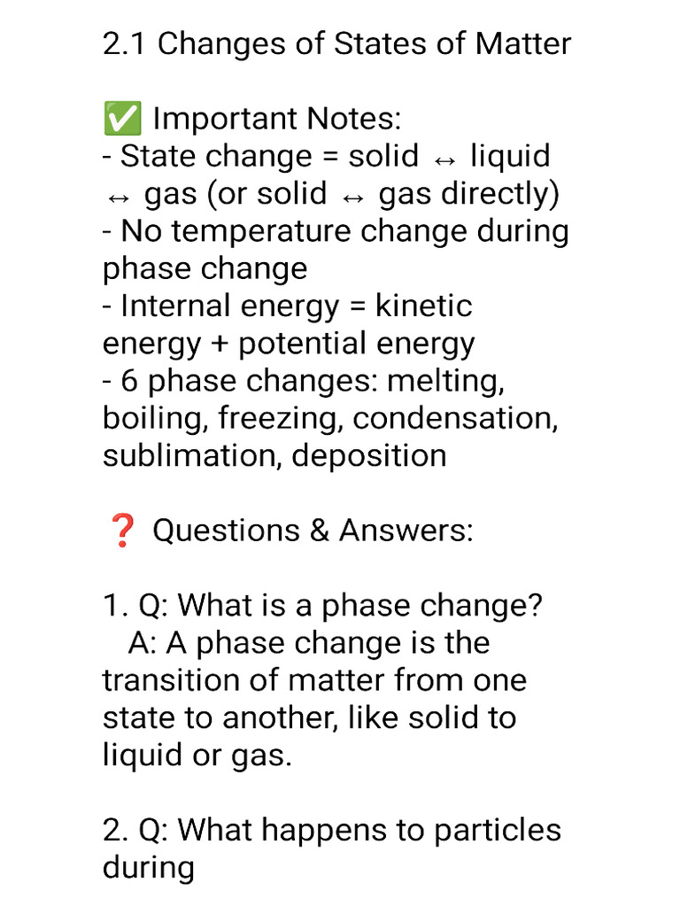 Chemistry CH 2 Notes | PDF