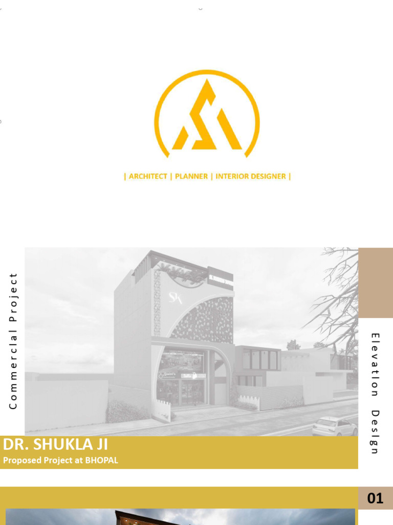 Bhopal Commercial Project Elevation Design | PDF