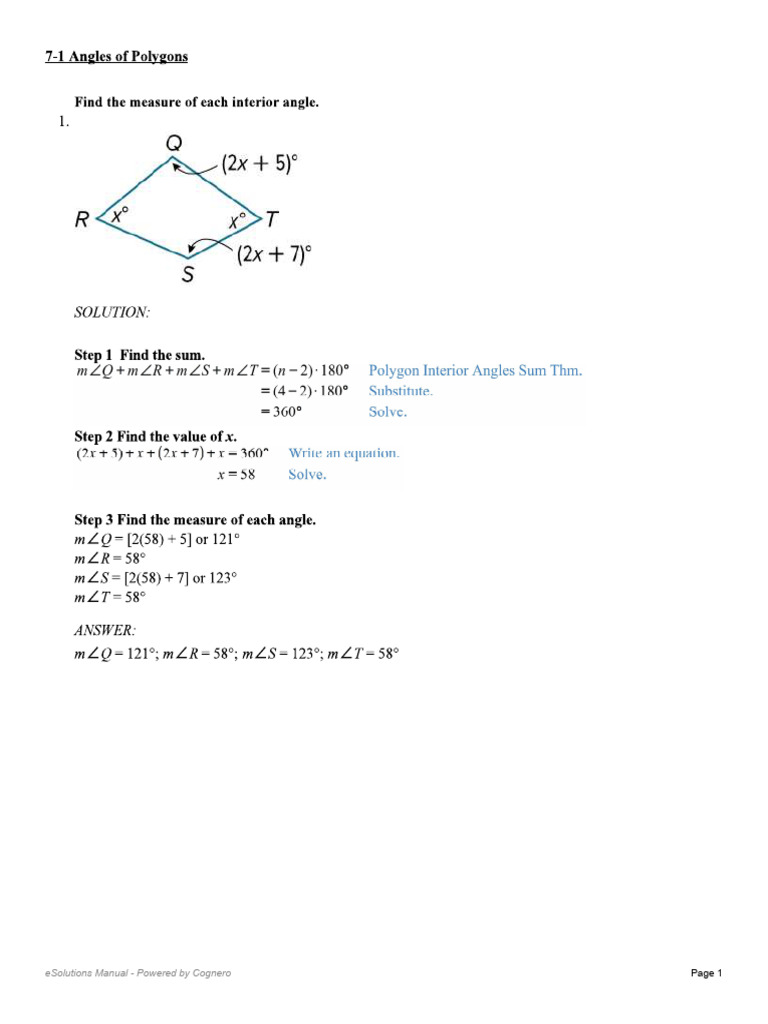 eSolutions Manual Overview by Cognero | PDF