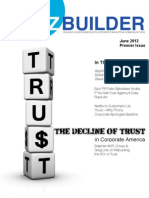 .BIZ Builder Magazine – June 2012 – The Decline of Trust in Corporate Amercia 