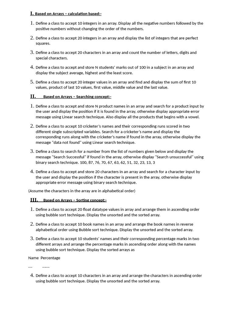Based on Arrays | PDF | Computer Programming | Arithmetic