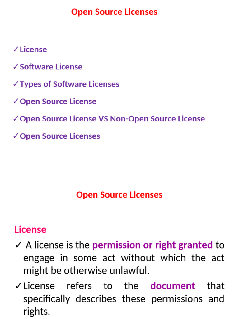 Understanding Open Source Licenses | PDF | License | Intellectual ...