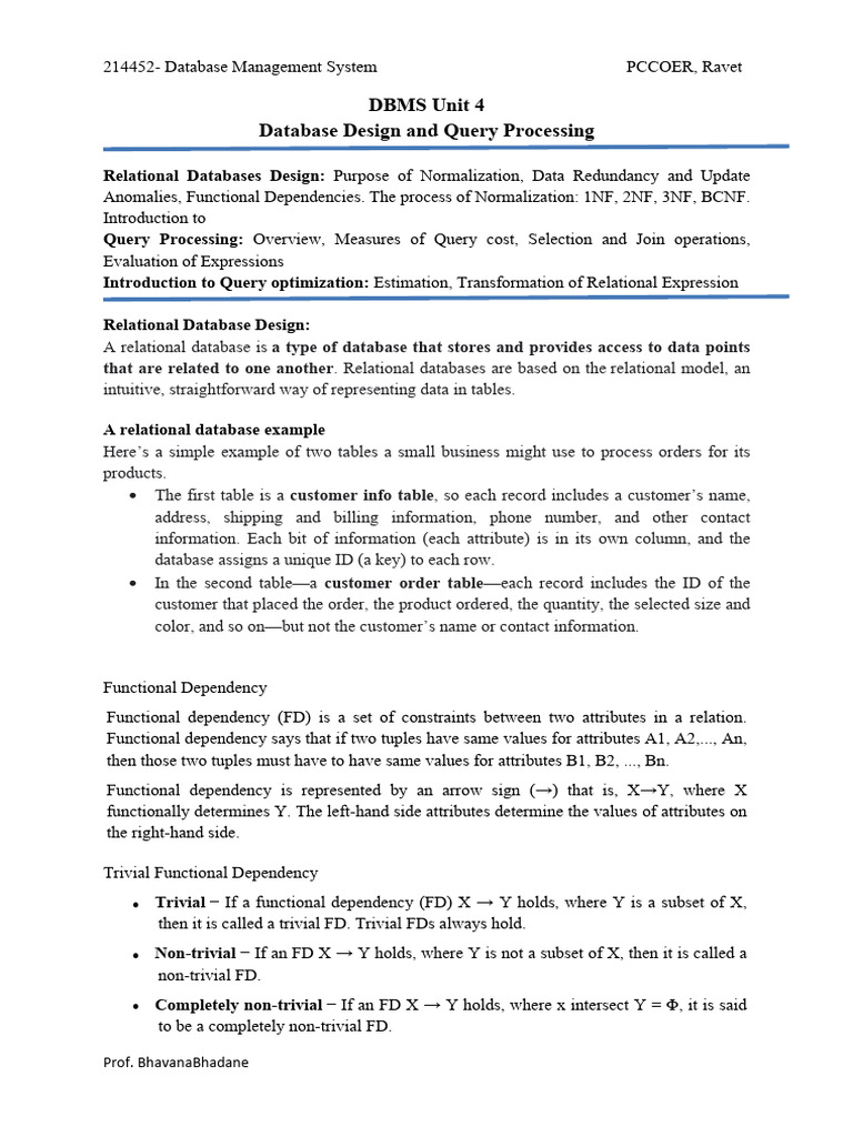 Database Normalization and Anomalies Guide | PDF | Database Index ...