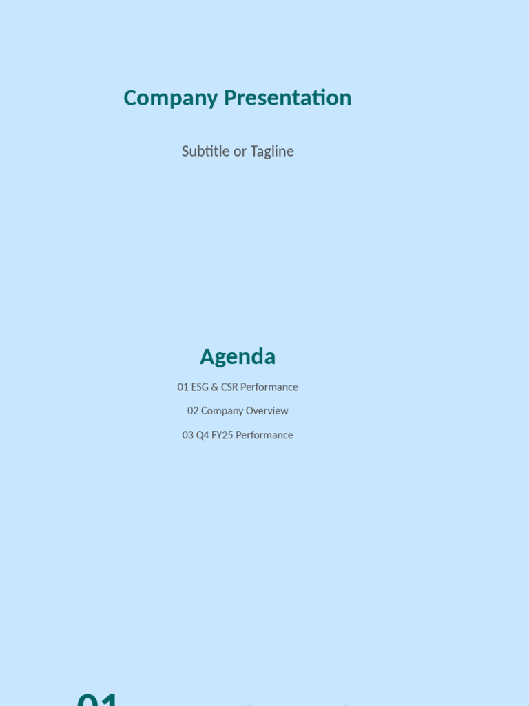 Simple Presentation Template | PDF