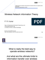 Wireless Network Information Theory