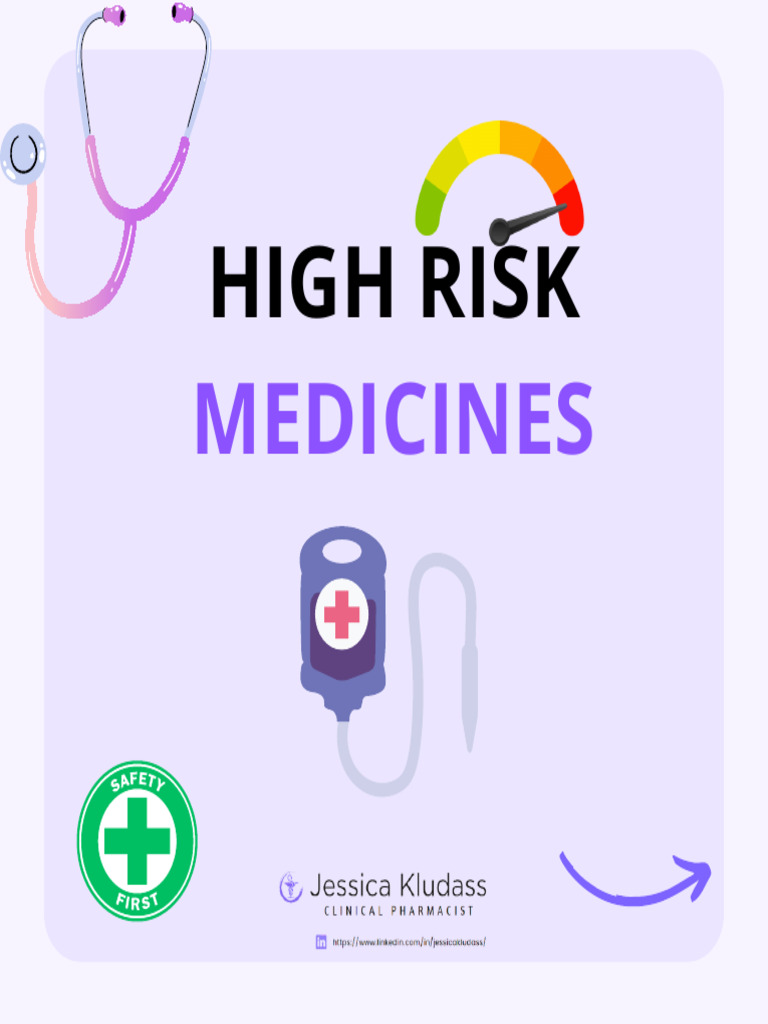 High-Risk Medications in Australia | PDF | Chemotherapy | Medicinal ...