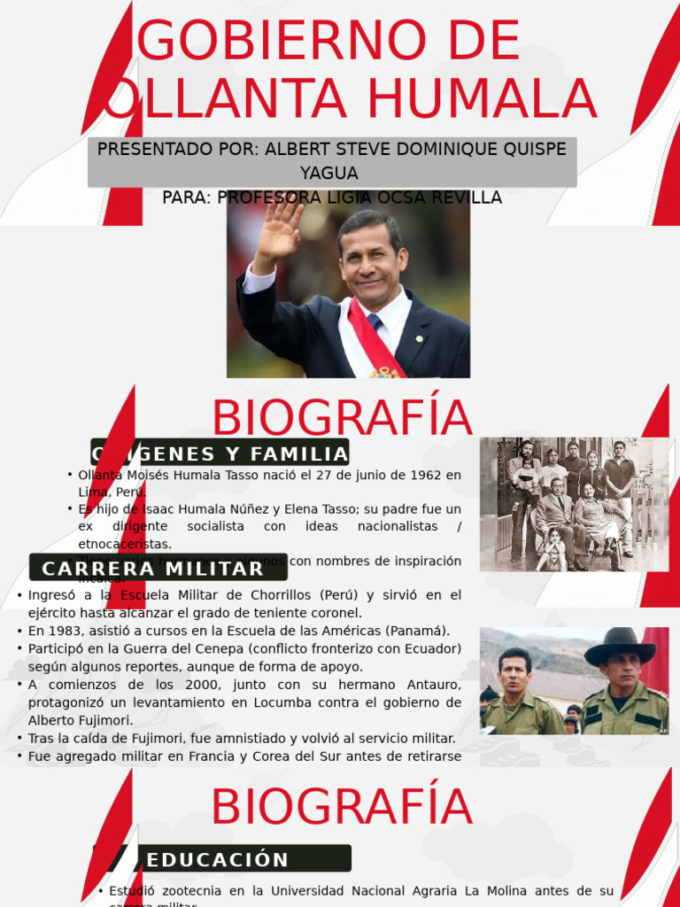 Gobierno de Ollanta Humala - Albert Quispe Yagua | PDF