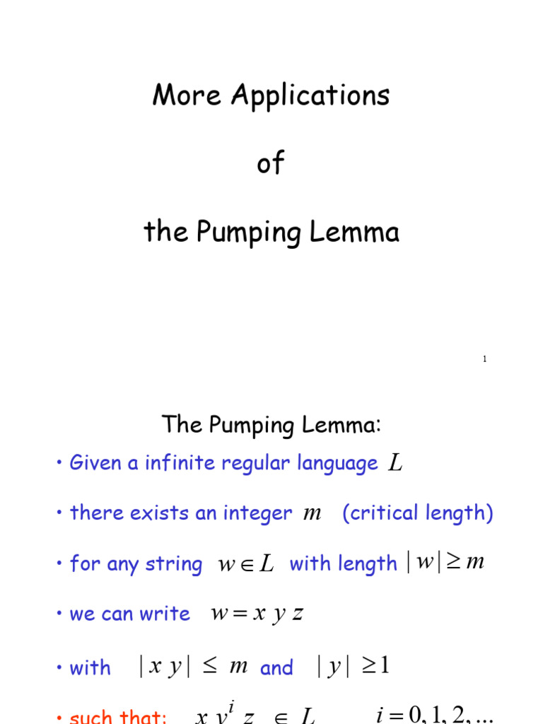 5 Regular Pumping Examples | PDF | Mathematics | Number Theory