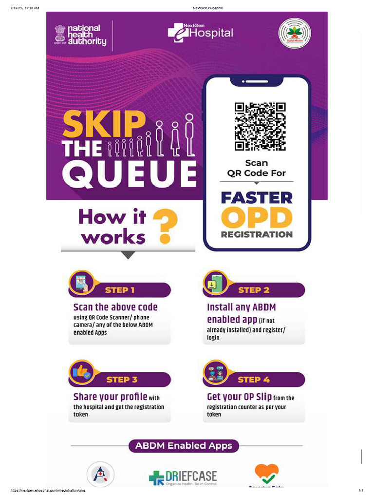 QR Code Generation for Self Registration | PDF