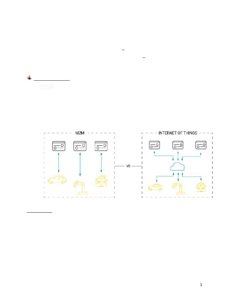 IoT vs M2M: Key Differences Explained | PDF | Actuator | Internet Of Things