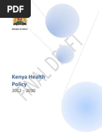 Download Kenya Health Policy by Oduor Johansen SN95748689 doc pdf