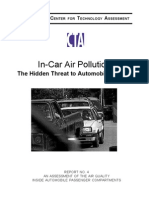 In-Car Pollution Report