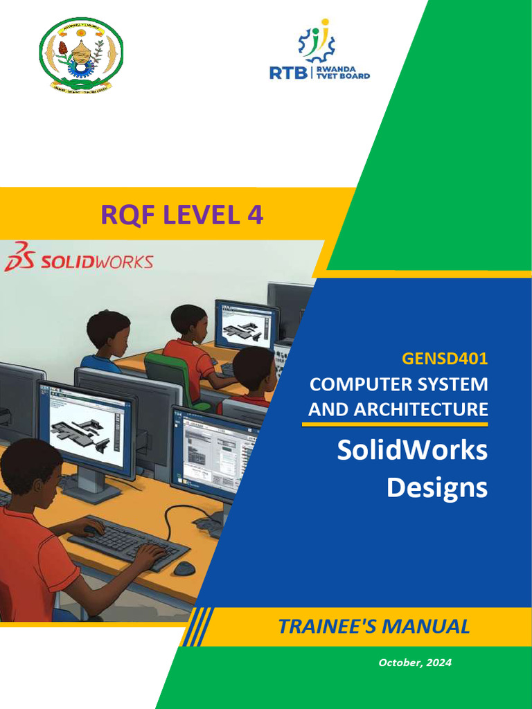 SolidWorks Trainee Manual for GENSD401 | PDF | Computer Aided Design ...