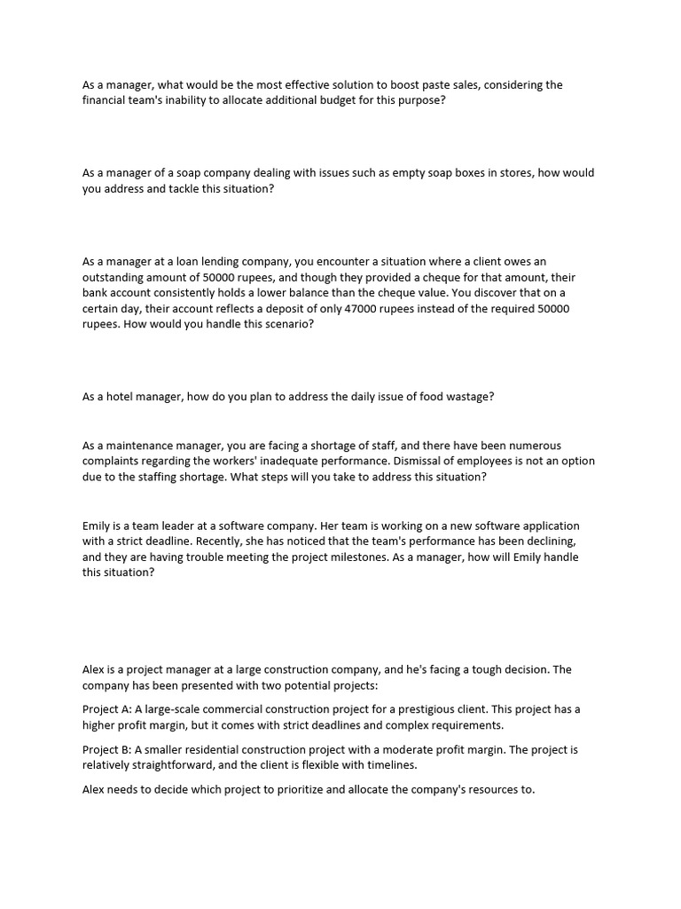 Best Manager | PDF | Supply Chain | Brainstorming