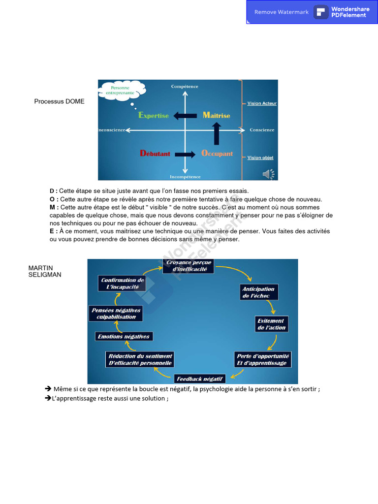 Processus DOME et apprentissage efficace | PDF | Motivation | Motivant