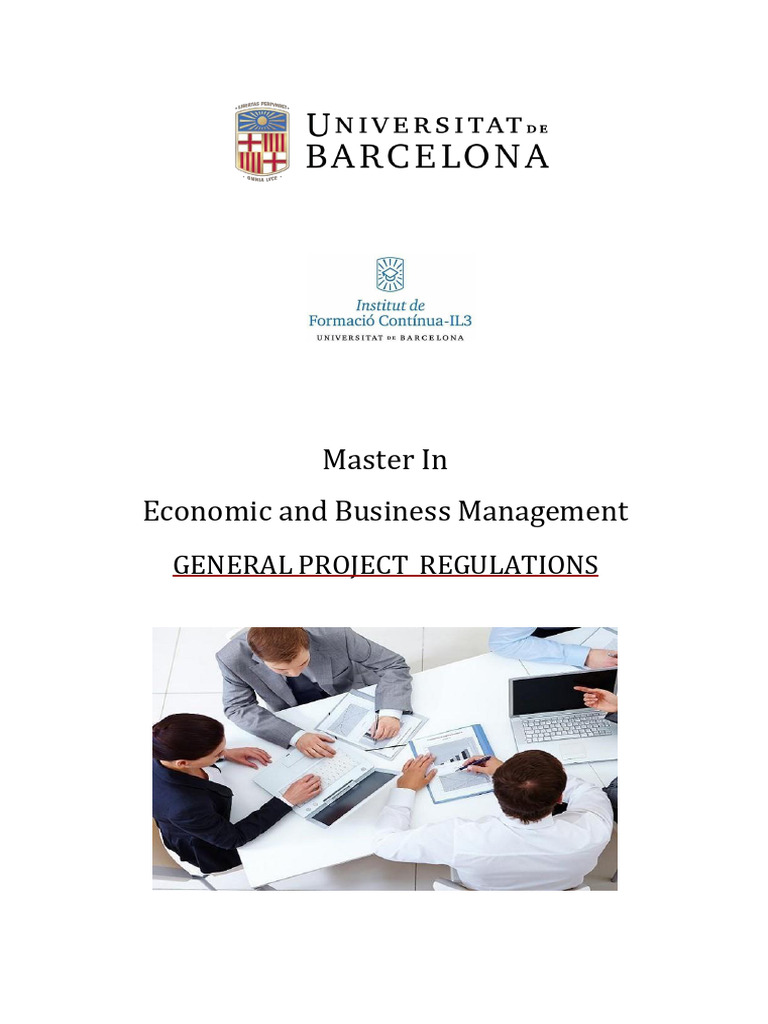 Master’s Project Guidelines and Regulations | PDF | Talent Management ...