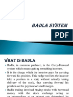 Badla System