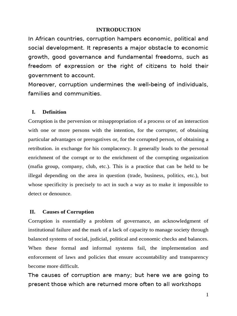 Corruption 2 | PDF | Corruption | Political Corruption