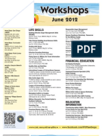 FFSC Workshop Schedule June 2012