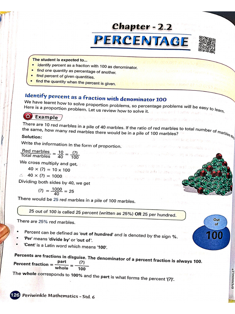 Chapter 2.2 Percentage | PDF