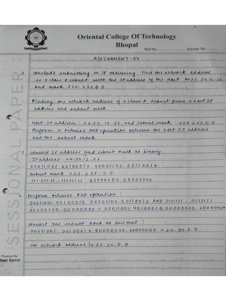 CN Assignment 4 | PDF