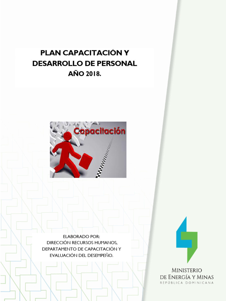 Plan de Capacitación 2018 MEM RD | PDF | Sustentabilidad | Microsoft Excel
