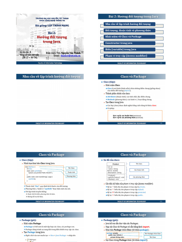Bai 2-Java-Huong Doi Tuong | PDF