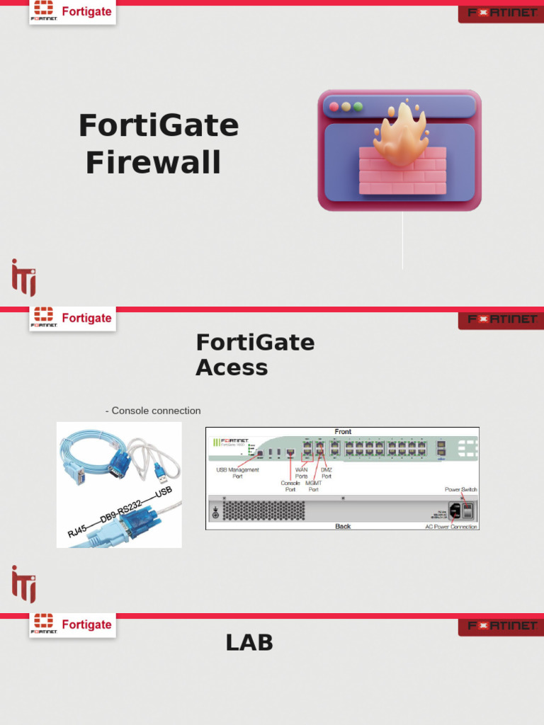 FortiGate Firewall Basic Configuration Guide | PDF