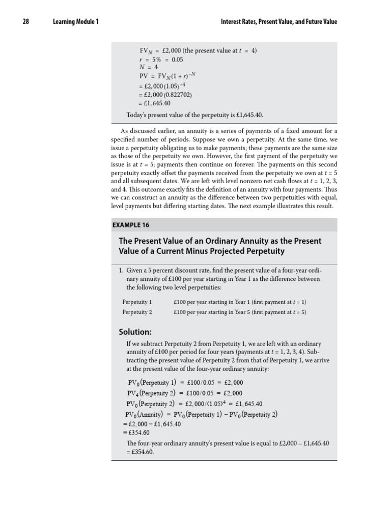 P-Interest Rates, Present Value, and Future Value-1 | PDF | Present ...