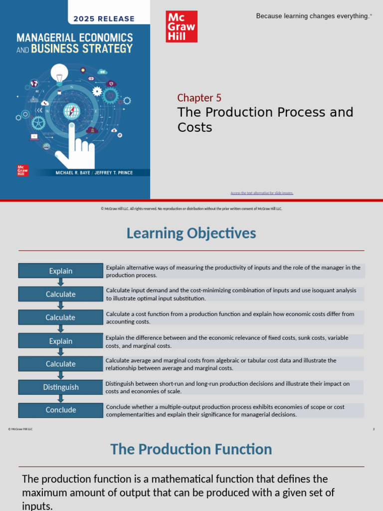 Production Process and Cost Analysis | PDF | Production Function | Long ...
