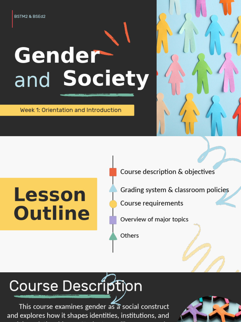 Week 1 | PDF | Gender | Gender Studies