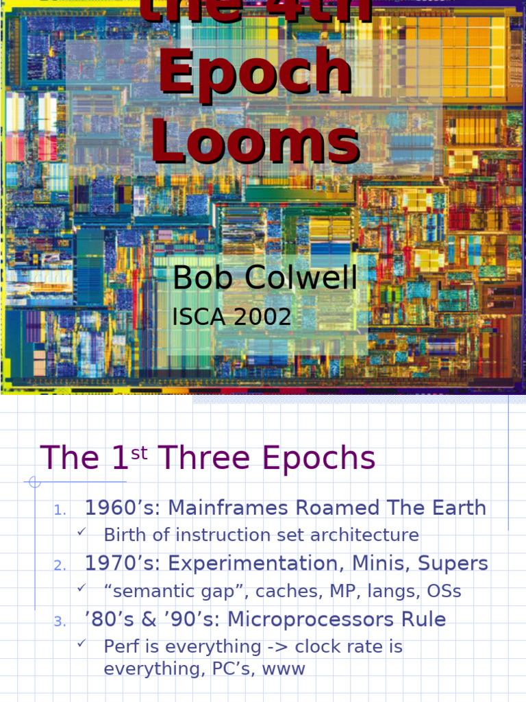 The 4th Epoch of Computing Explained | PDF | Central Processing Unit ...