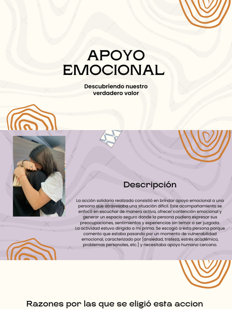 Apoyo Emocional: Fortaleciendo Vínculos | PDF | Las emociones | Bienestar