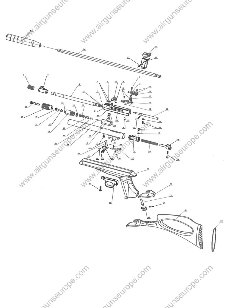 Cp2 Chaser Exploded View Airgunseurope | PDF