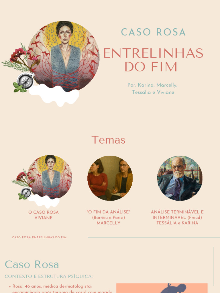 Análise do Caso Rosa: Fim e Resistência | PDF | Autoimagem | Psicologia