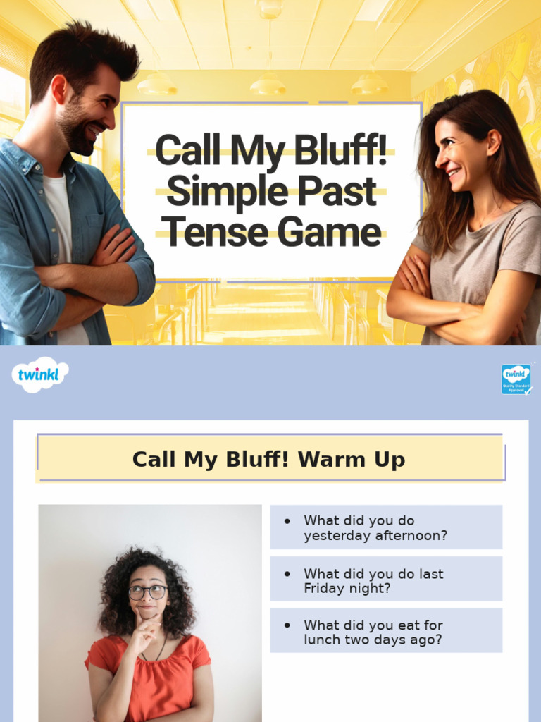 ESL Past Simple Game Instructions | PDF