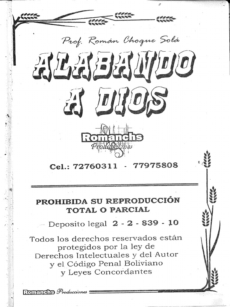 Alabando A Dios 1 | PDF