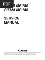 Canon MP750-780 Service Manual