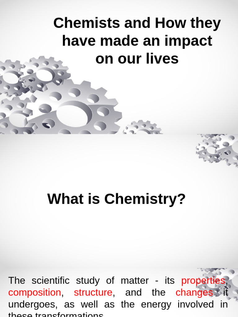 Chemistry 1 PPT | PDF | Louis Pasteur | Chemistry