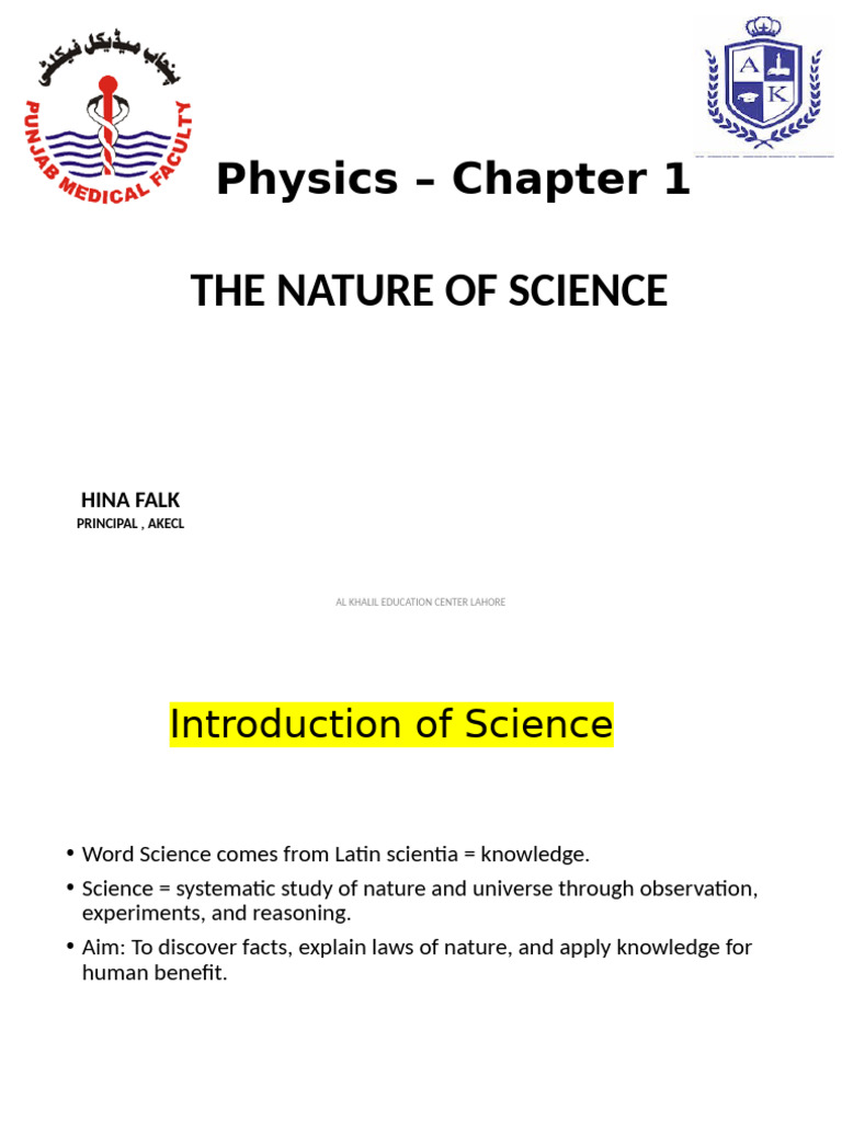 CHAPTER No.1 Physics | PDF | Science | Gases