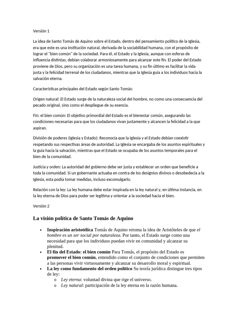 Santo Tomas de Aquino | PDF | Tomás de Aquino | La Ley natural