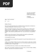Mdele lettre de motivation et CV