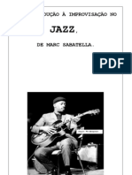 Uma Introdução à Improvisação no Jazz, de Marc Sabatella - Tradução de Cláudio Brandt