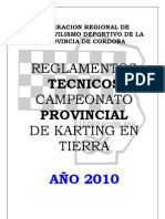 to Tecnico 2010 Karting Provincial Cordobes