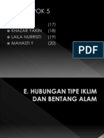 Tipe Iklim Dan Bentang Alam